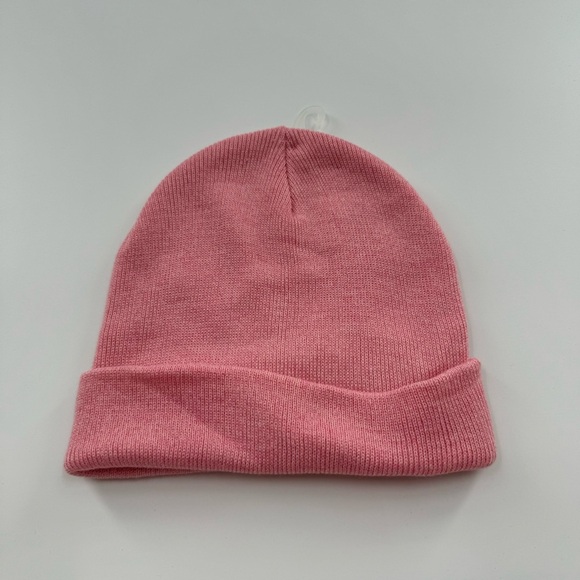 Old Navy Solid Pink Beanie - Picture 1 of 3